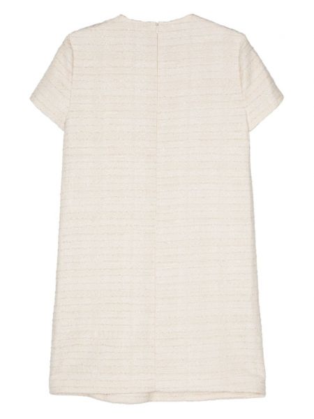 Sukienka mini tweedowa Semicouture biała