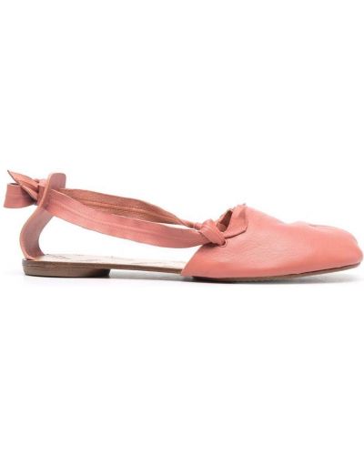 Lær sandaler Maison Margiela rosa