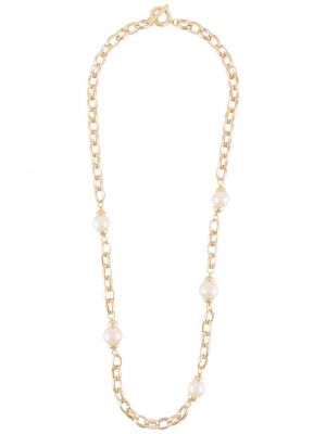 Náhrdelník s perlami Givenchy Pre-owned zlatá