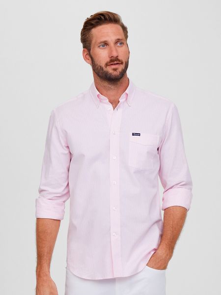 Camisa a rayas Façonnable rosa