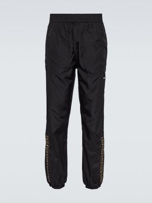 Спортни панталони Versace черно