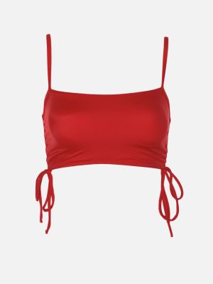 Pliszírozott bikini Trendyol piros