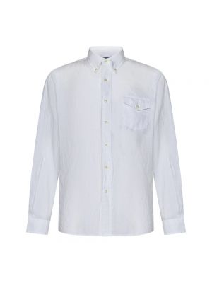 Lniana koszula Ralph Lauren biała