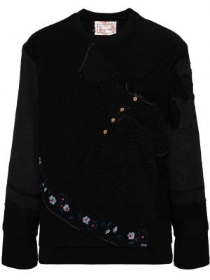 Siuvinėtas džemperis By Walid juoda