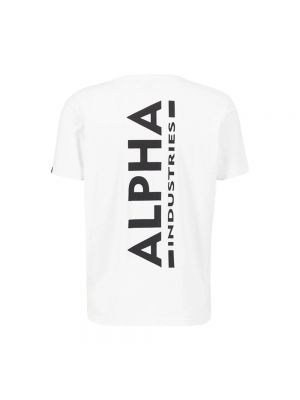 T-shirt Alpha Industries weiß