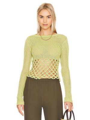 Pullover in mesh Lovers And Friends verde