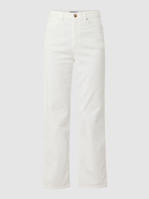Białe proste jeansy Esprit Collection