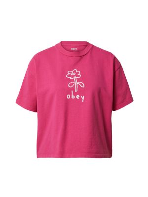 Marškinėliai Obey balta