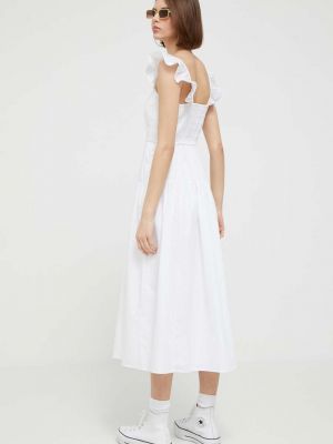 Mini šaty Abercrombie & Fitch bílé