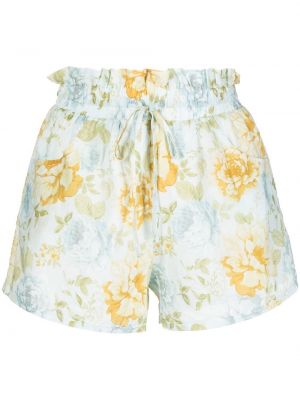 Trykt floral shorts papirpose We Are Kindred blå