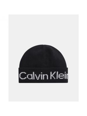 Gorro de punto Calvin Klein negro