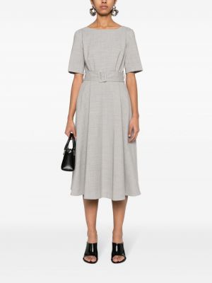 Mini robe avec manches courtes P.a.r.o.s.h. gris