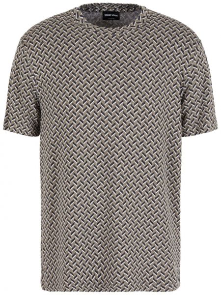 Žakárové tričko Giorgio Armani