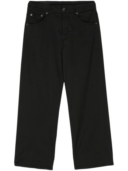 Παντελόνι με ίσιο πόδι Dondup μαύρο