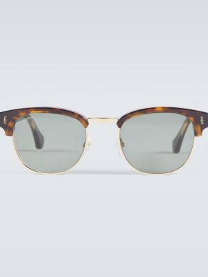 Sluneční brýle Cartier Eyewear Collection hnědé