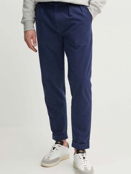 Pamučne hlače Polo Ralph Lauren plava
