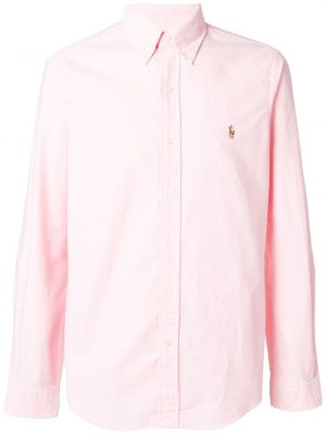 Camisa ajustada Polo Ralph Lauren rosa