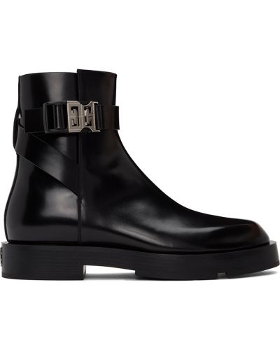 Ankle boots z klamrą Givenchy, сzarny