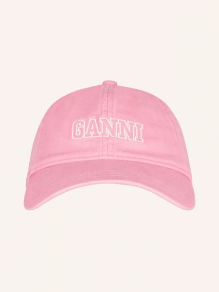 Кепка Ganni розовая