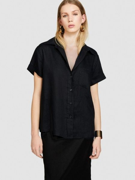 Блузка Sisley черная