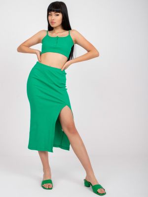 Sukně Fashionhunters zelené