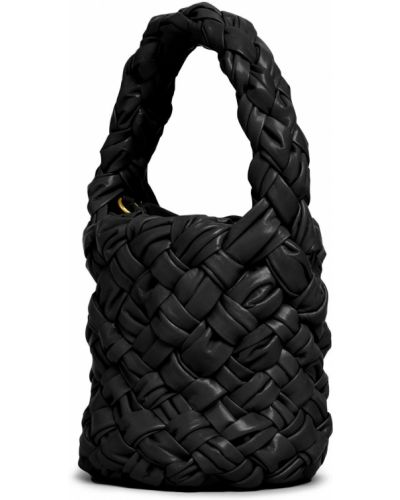 Bőr táska Bottega Veneta fekete
