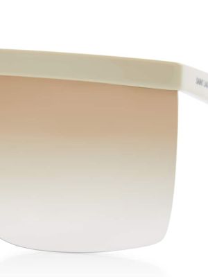 Okulary przeciwsłoneczne bez obcasa Saint Laurent brązowe