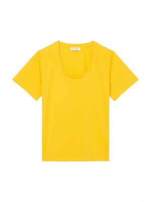 Поло тениска Marc O'polo жълто