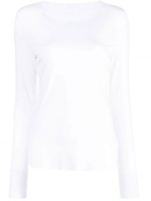 Pull col rond Wolford blanc