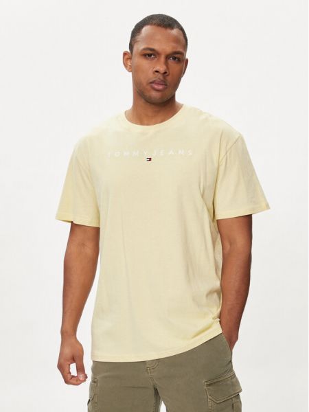 T-shirt Tommy Jeans giallo