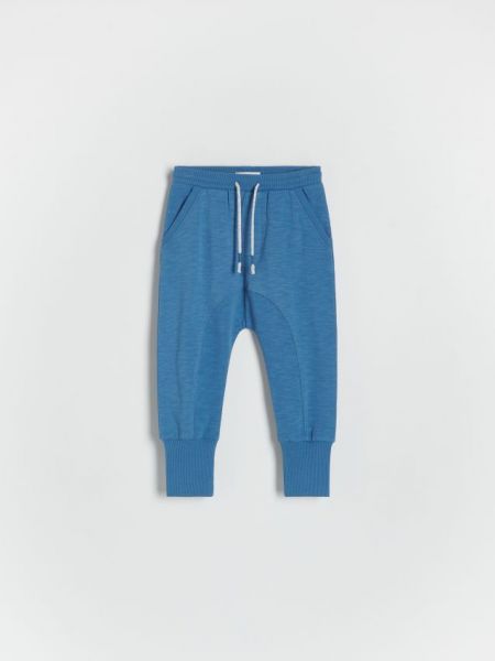 Pantaloni Reserved albastru