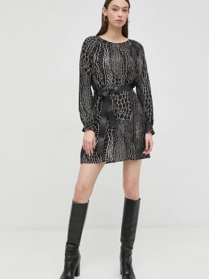 Svilena mini haljina Liu Jo crna