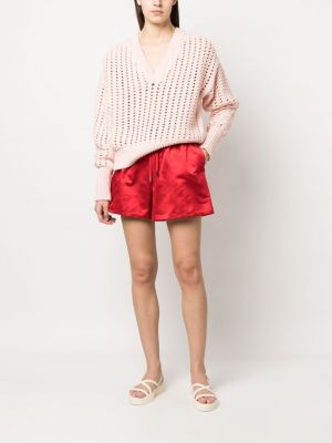 Pullover mit v-ausschnitt Sa Su Phi pink
