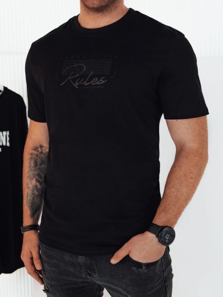 Polo krekls ar apdruku Dstreet melns