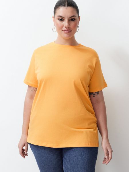 Πλεκτή μπλούζα Trendyol πορτοκαλί