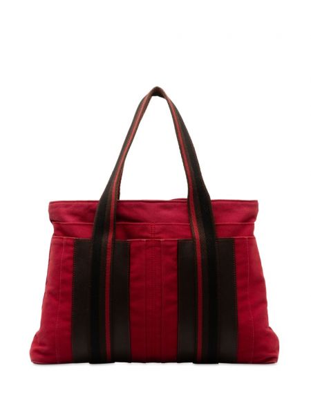 Шопинг чанта Hermès Pre-owned червено