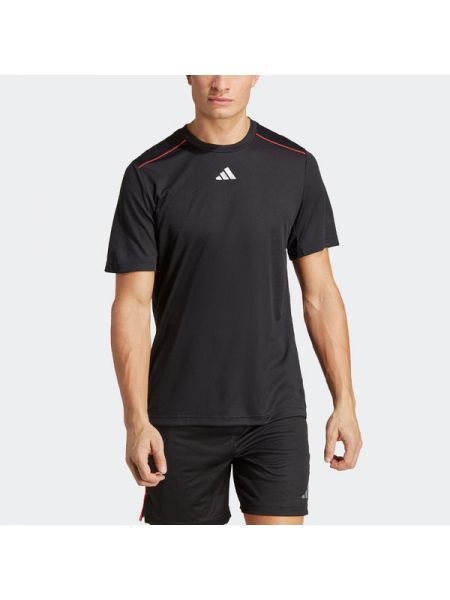 Прозрачная футболка Adidas черная