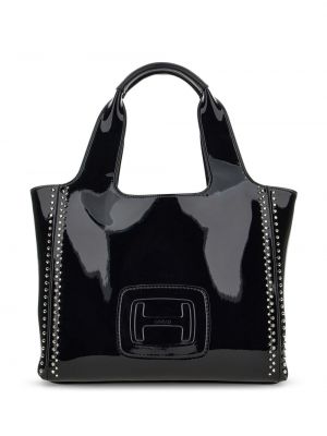 Nakupovalna torba Hogan črna
