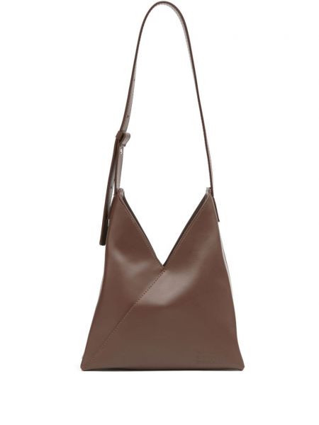 Læder mini taske Mm6 Maison Margiela brun