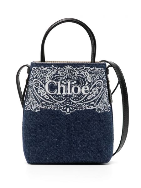 Shopping bag Chloe blå