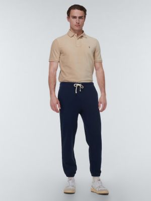 Fleece sport nadrág Polo Ralph Lauren kék