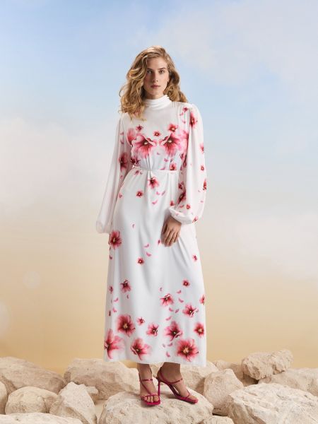 Длинное платье Gepur белое