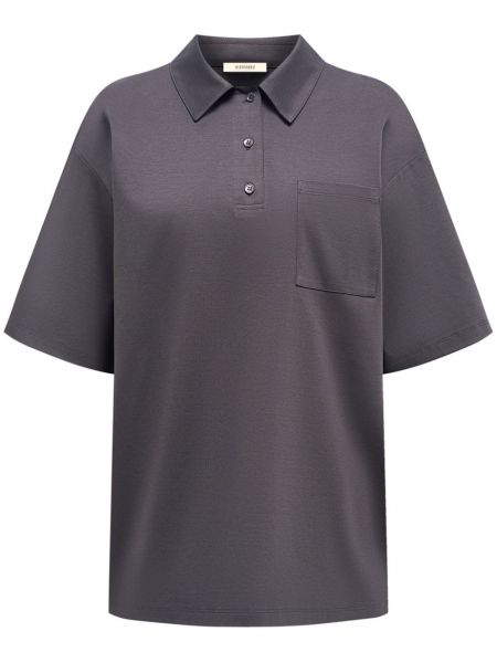 Kokvilnas polo krekls ar kabatām 12 Storeez pelēks