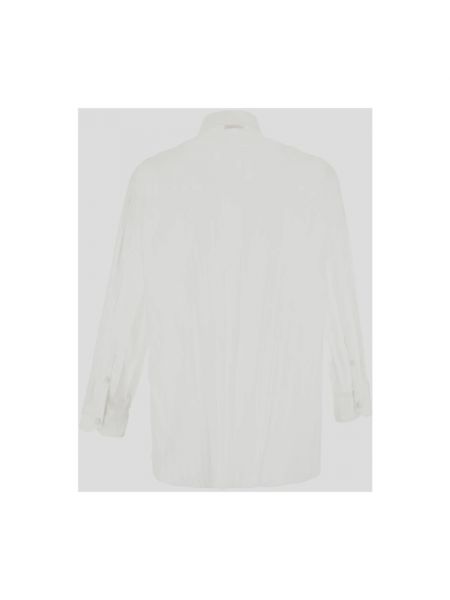 Camisa manga larga plisada Valentino blanco