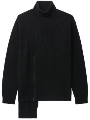 Sweter na zamek Yohji Yamamoto czarny