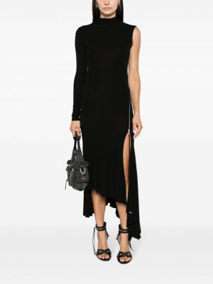 Sukienka asymetryczna Blumarine czarna