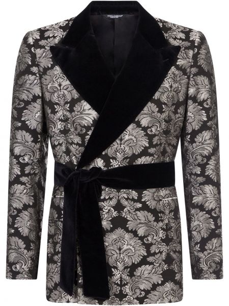 Jacquard blazer Dolce & Gabbana svart