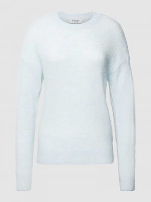 Dzianinowy sweter Msch Copenhagen błękitny