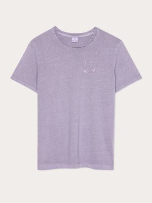 Camiseta de algodón Ps Paul Smith violeta