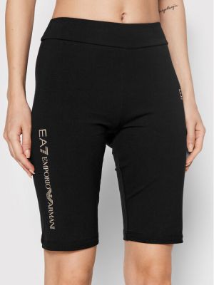 Sportske kratke hlače slim fit Ea7 Emporio Armani crna